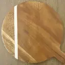 Marble and Wood Board with Handle
