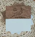 Marble and Wood Coasters