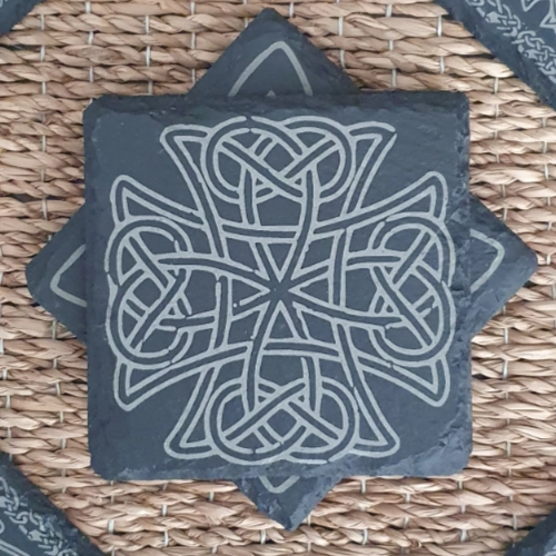 Slate Coaster - Celtic (Pattern 1)