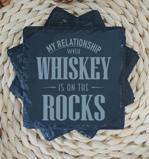 Slate Coaster - Alcohol