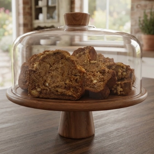 Cake Stand with Glass Lid