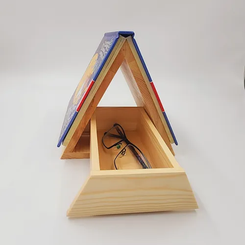 [HB-BN-B-001] Book Nook with Drawer for Glasses
