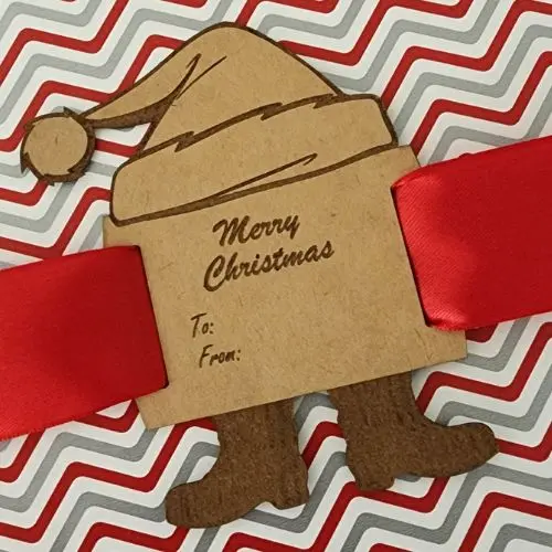 [GT-KP-XM-002] Christmas Gift Tag - Ribbon (Boots Collection)