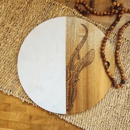Marble & Wood Board