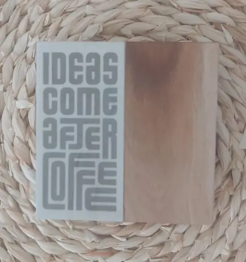Marble and Wood Coasters