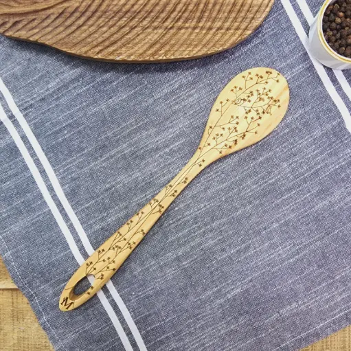 Wooden Round Spoon