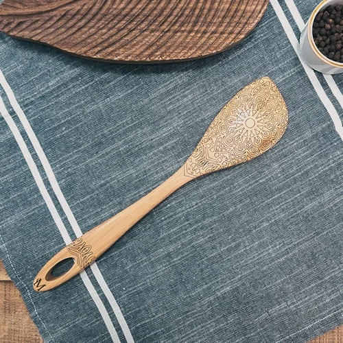 Wooden Round Spoon