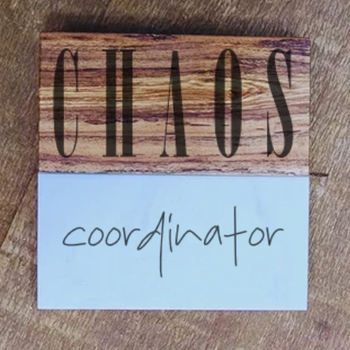 Marble & Wood Coaster - Quotes