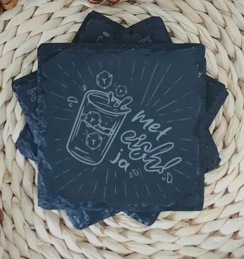 Slate Coaster - Alcohol